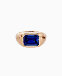 Royal Blue Lab Sapphire / Emerald / 3ct