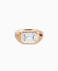 White Lab Diamond / Emerald / 3ct