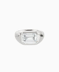 White Lab Diamond / Emerald / 3ct