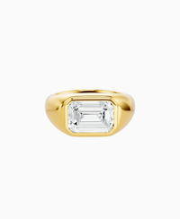 White Lab Diamond / Emerald / 3ct