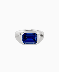 Royal Blue Lab Sapphire / Emerald / 3ct