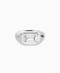 White Lab Diamond / Emerald / 3ct