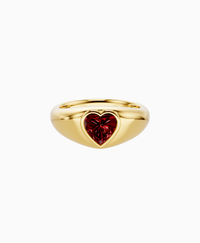 Pigeon Blood Lab Ruby / Heart / 1ct
