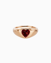 Pigeon Blood Lab Ruby / Heart / 1ct