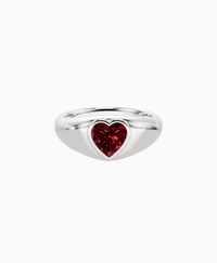 Pigeon Blood Lab Ruby / Heart / 1ct