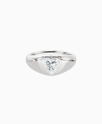 White Lab Diamond / Heart / 1ct