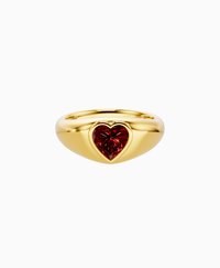 Pigeon Blood Lab Ruby / Heart / 1ct