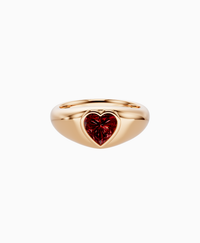 Pigeon Blood Lab Ruby / Heart / 1ct