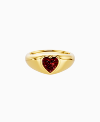 Pigeon Blood Lab Ruby / Heart / 1ct
