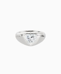 White Lab Diamond / Heart / 1.5ct