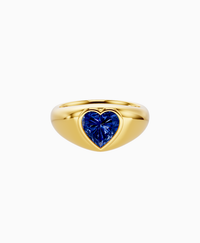 Royal Blue Lab Sapphire / Heart / 1.5ct