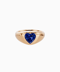 Royal Blue Lab Sapphire / Heart / 1.5ct
