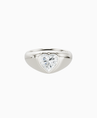 White Lab Diamond / Heart / 1.5ct