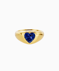 Royal Blue Lab Sapphire / Heart / 1.5ct