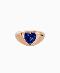 Royal Blue Lab Sapphire / Heart / 2ct