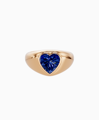 Royal Blue Lab Sapphire / Heart / 2ct