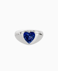 Royal Blue Lab Sapphire / Heart / 2ct