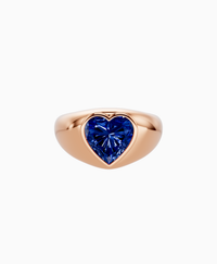 Royal Blue Lab Sapphire / Heart / 2.5ct