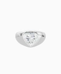 White Lab Diamond / Heart / 2.5ct