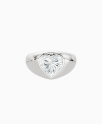 White Lab Diamond / Heart / 2.5ct