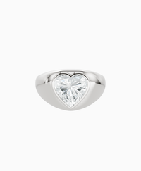 White Lab Diamond / Heart / 3ct