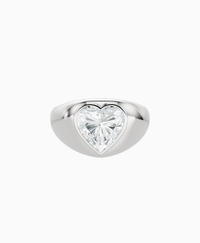 White Lab Diamond / Heart / 3ct