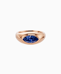 Royal Blue Lab Sapphire / Marquise / 1ct