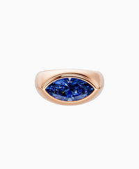 Royal Blue Lab Sapphire / Marquise / 2.5ct