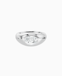 White Lab Diamond / Oval / 1ct