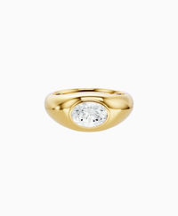 White Lab Diamond / Oval / 1ct