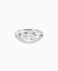 White Lab Diamond / Oval / 1ct