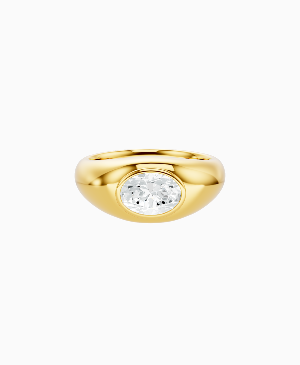Heritage Bezel Signet Ring - 18K Yellow Gold
