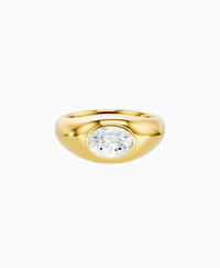 White Lab Diamond / Oval / 1ct