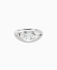 White Lab Diamond / Oval / 1ct