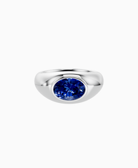 Royal Blue Lab Sapphire / Oval / 1.5ct