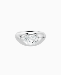 White Lab Diamond / Oval / 1.5ct