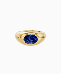 Royal Blue Lab Sapphire / Oval / 1.5ct
