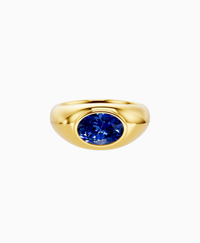Royal Blue Lab Sapphire / Oval / 1.5ct