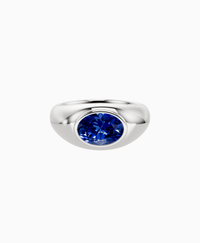 Royal Blue Lab Sapphire / Oval / 1.5ct