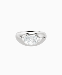White Lab Diamond / Oval / 1.5ct