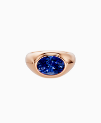 Royal Blue Lab Sapphire / Oval / 2.5ct