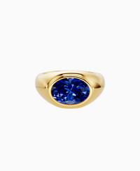 Royal Blue Lab Sapphire / Oval / 2.5ct