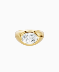 White Lab Diamond / Oval / 2.5ct