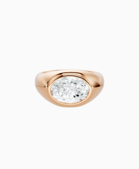 White Lab Diamond / Oval / 2.5ct