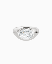 White Lab Diamond / Oval / 2.5ct