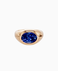 Royal Blue Lab Sapphire / Oval / 2.5ct