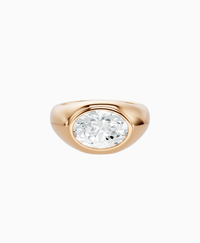 White Lab Diamond / Oval / 2.5ct