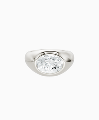 White Lab Diamond / Oval / 2.5ct