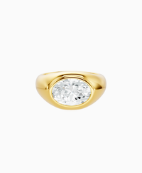 White Lab Diamond / Oval / 2.5ct