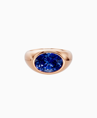 Royal Blue Lab Sapphire / Oval / 3ct